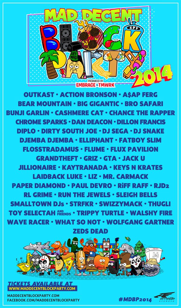 Mad Decent Block Party 2014