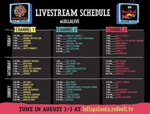 Lolla 2014 LiveStream