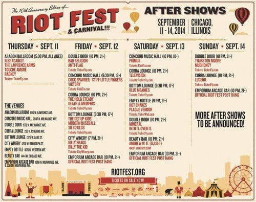 Riot Fest 2014