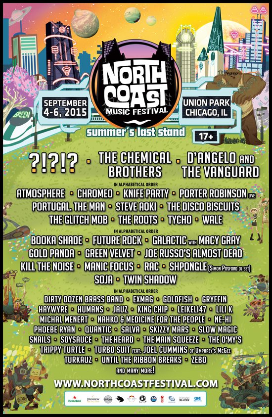 North Coast 2015 Lineup