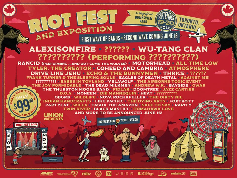 Riot Fest 2015 Toronto