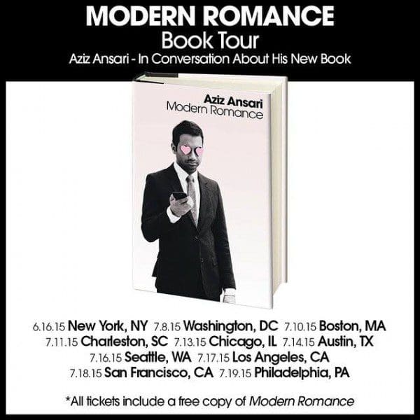 Aziz Ansari Book Tour 2015
