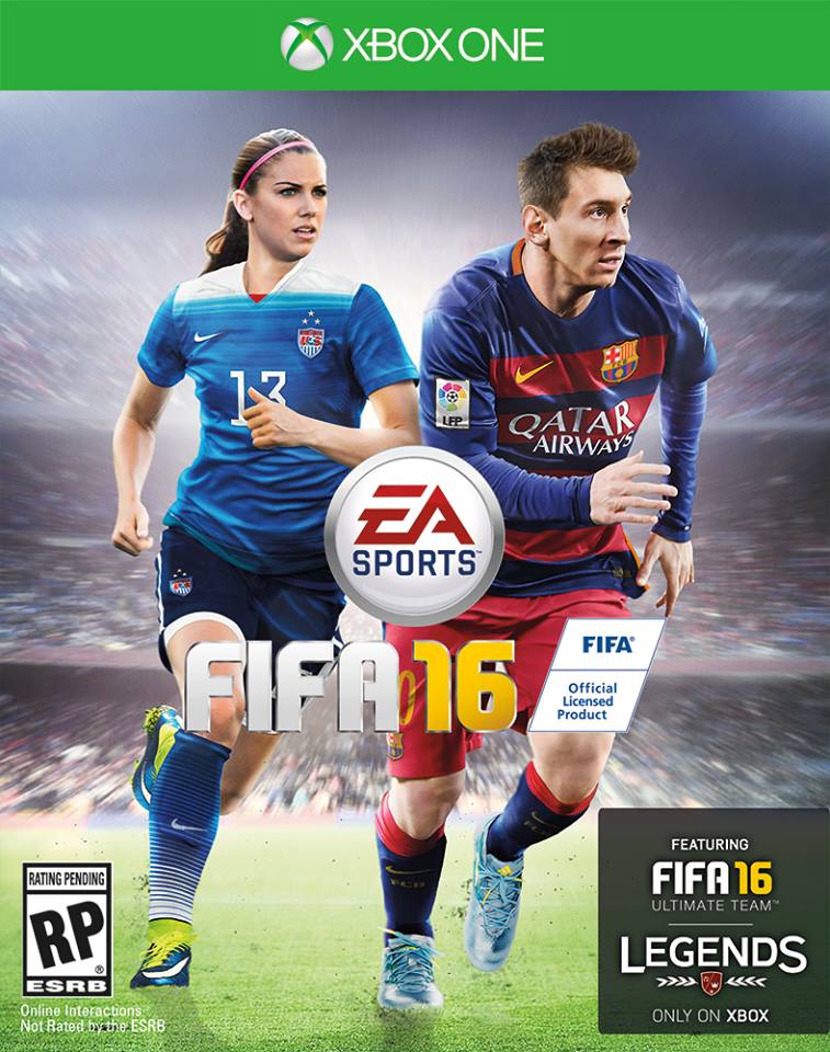 FIFA 16 Alex Morgan Lionel Messi