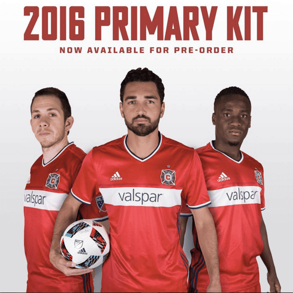 Chicago Fire 2016 Primary Kit