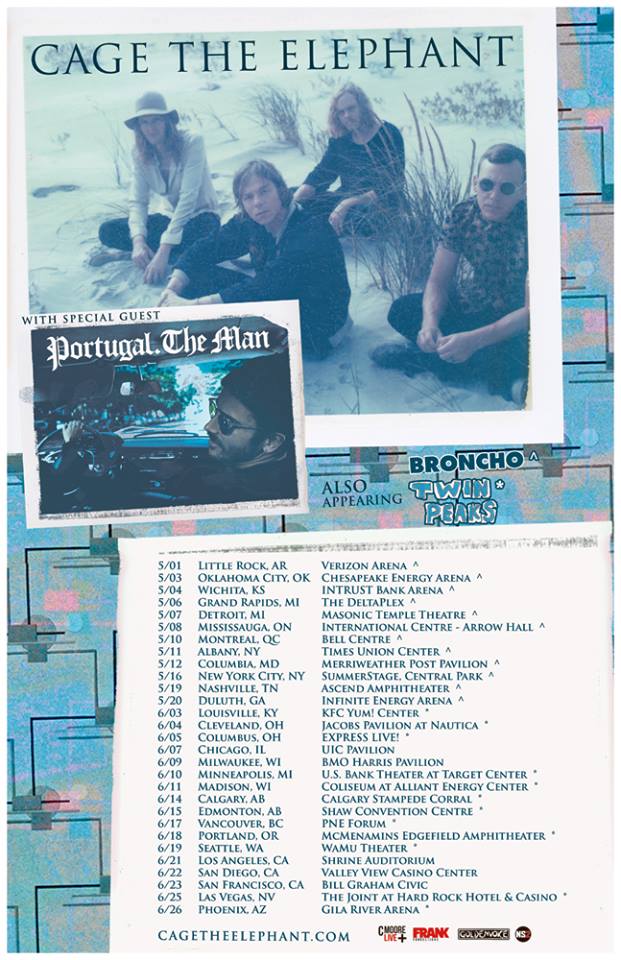 Cage The Elephant 2016 Tour