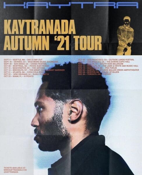 Kaytranada Announces Autumn Tour