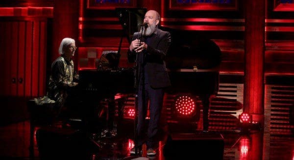 Video: Michael Stipe Performs David Bowie’s “The Man Who Sold the World” on ‘Fallon’